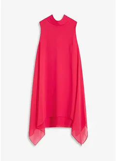 Chiffonkjole med sjalskrage, bonprix
