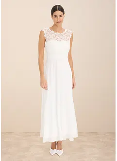 Selskapskjole med blonder, bonprix