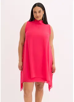 Chiffonkjole med sjalskrage, bonprix
