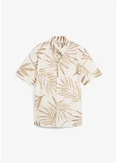 Kortermet skjorte i økologisk bomull, bonprix