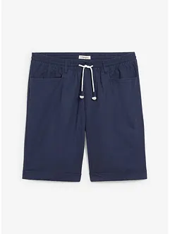 Pull on-bermudashorts i lin-miks, Regular Fit, bonprix