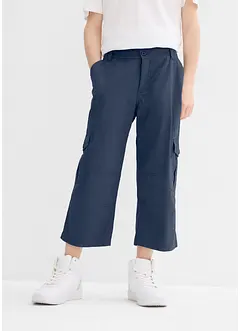 Bukse i 100% bomull og 3/4-lengde, Loose Fit, bonprix