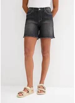 Jeansshorts, Mid Waist, stretch, bonprix
