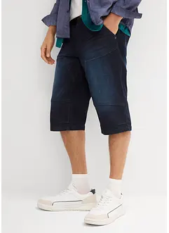Lang bermudashorts i denim med stretch, Regular Fit, bonprix