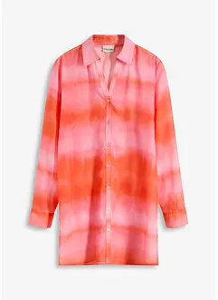 Lang bluse med batikk-print, bonprix