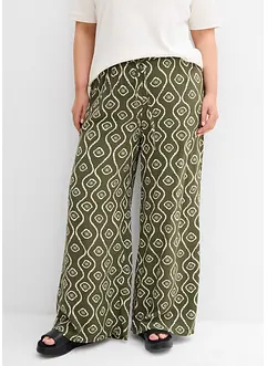 Slip on-bukse i fint fallende viskose, bonprix