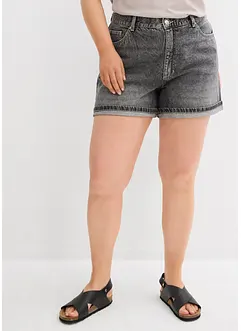 Jeansshorts High Waist, Low Stretch, bonprix