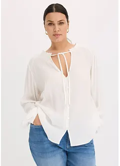 Bluse med metalliske striper, bonprix