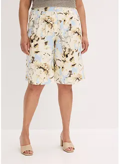 Bermudashorts i viskose med legg, bonprix