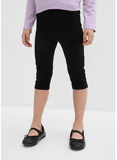 Caprileggings i økologisk bomull med elastan (2-pack), bonprix