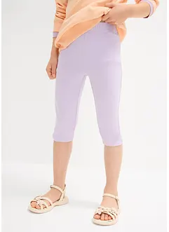Caprileggings i økologisk bomull med elastan (2-pack), bonprix