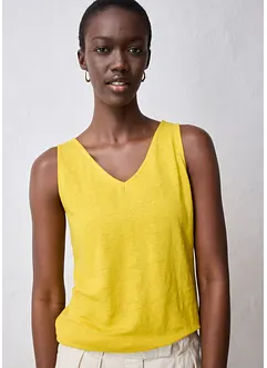 Singlet i lin, bonprix