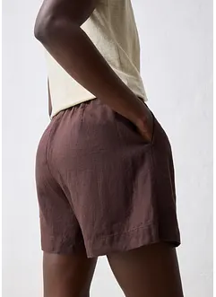 Skort i 100% lin, bonprix