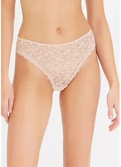 High Leg-maxitruse i resirkulert blondemateriale (3-pack), bonprix