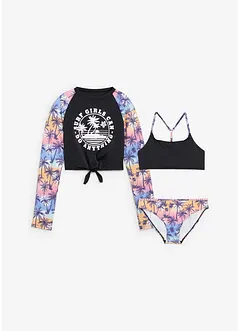 Bikini og badetopp (3-delt sett), bonprix