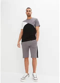 T-skjorte og sweat-bermuda (2 delt sett), bonprix