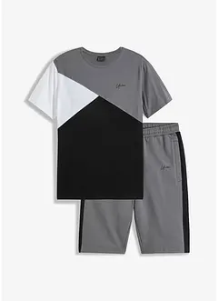 T-skjorte og sweat-bermuda (2 delt sett), bonprix