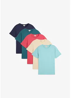 T-skjorte (5-pack), bonprix