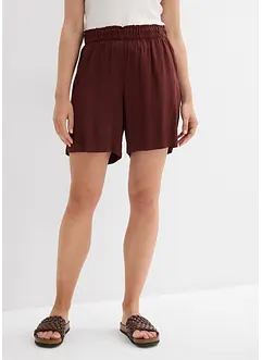 Shorts av viskose i slip on-modell, bonprix