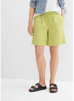 Bermudashorts i lin og bomull, bonprix