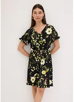 Kjole med puffermer, bonprix