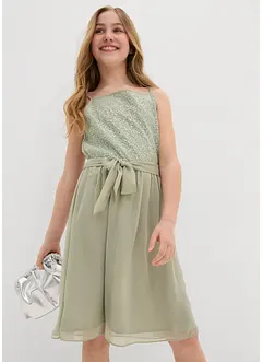 Chiffonkjole med paljetter, bonprix
