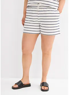 Sweatshorts i bomullsmiks, bonprix
