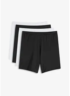 Boksertruse med ben, økologisk bomull og høy midje (4-pack), bonprix