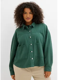 Skjortejakke i ren bomull, bonprix