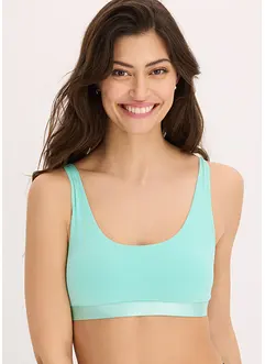 BH-topp med økologisk bomull (2-pack), bonprix