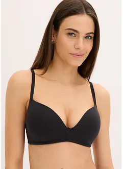 Push up-BH uten bøyle med bomull (2-pack), bonprix
