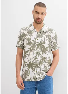Kortermet skjorte i viskose, Slim Fit, bonprix