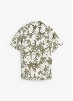 Kortermet skjorte i viskose, Slim Fit, bonprix