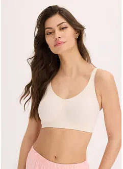 Vattert Feel Comfort Lasercut-T-skjorte-BH uten bøyle, bonprix