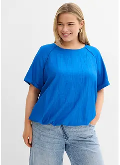Kortermet bluse i myk viskosemiks, bonprix