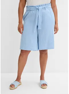 Pull on-bermudashorts i lett viskosemiks, bonprix