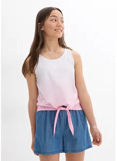 Singlet i 100% økologisk bomull (2-pack), bonprix