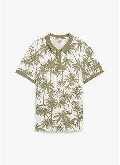 Piké-poloskjorte i 100% økologisk bomull, Slim Fit, bonprix