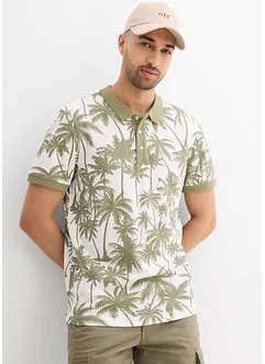 Piké-poloskjorte i 100% økologisk bomull, Slim Fit, bonprix