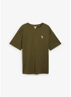T-skjorte med trykk på ryggen, Loose Fit, bonprix
