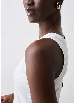 Singlet med silke, bonprix