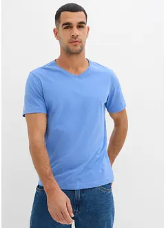 T-skjorte med V-hals (3-pack), bonprix