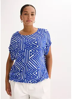 Oversized topp med trykt mønster, bonprix