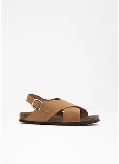 Sandal i skinn, bonprix