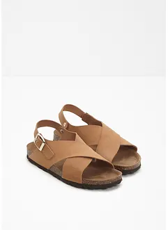 Sandal i skinn, bonprix