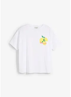 Oversized topp i 100% økologisk bomull, bonprix