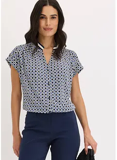 Trikotbluse med trykk, bonprix
