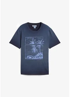 T-skjorte i økologisk bomull og vasket look, bonprix