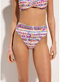 High Waist-bikinitruse med høy benskjæring, bonprix