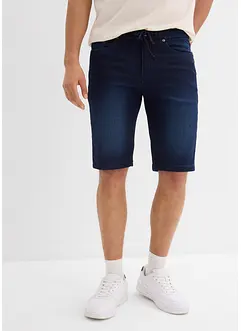 Sweat bermudashorts i denim med komfortlinning, Regular Fit (2-pack), bonprix